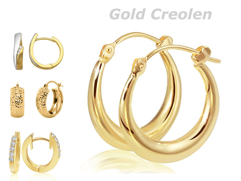 Creolen aus Gold 333 | 375